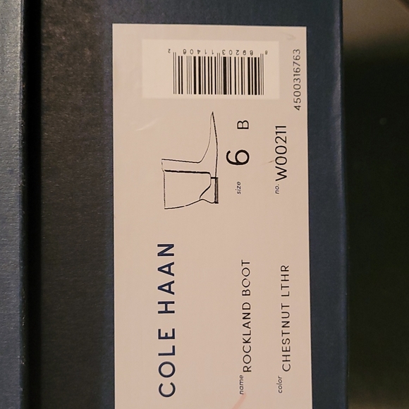 Cole Haan Rockland Chestnut Brown Leather Riding Boots - Picture 7 of 12